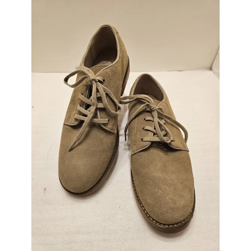 Polo Ralph Lauren Barton Buck Boys Size 6(women Sz 8) Suede Oxford Shoes‎ Preppy